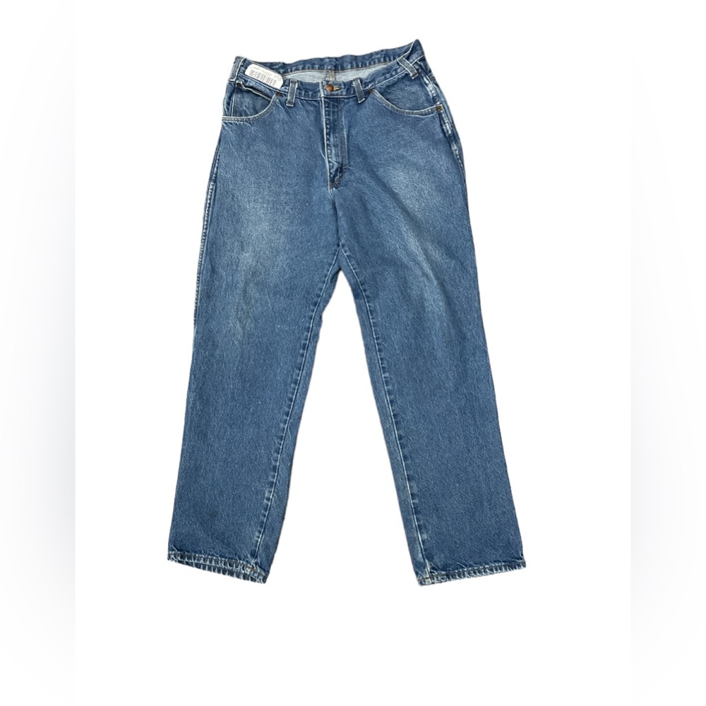 G&K Services Men’s Work Pants Blue Jeans 36x34